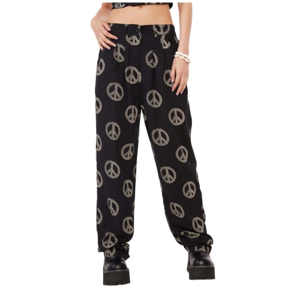 Y2K Obey Peaceful Pants